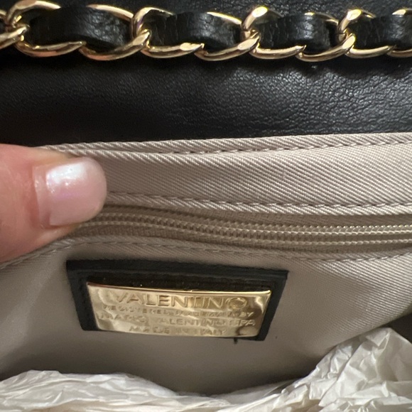 Mario Valentino Black Crossbody Bag BNWT - Picture 4 of 9